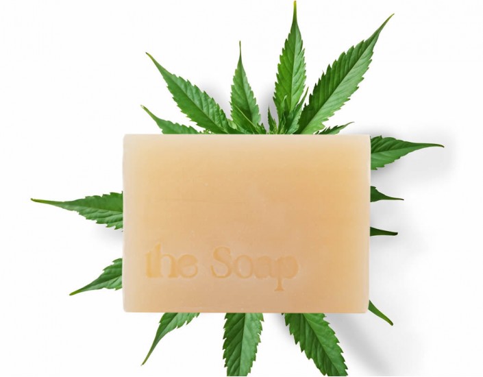 Huile de chanvre 100g savon solide